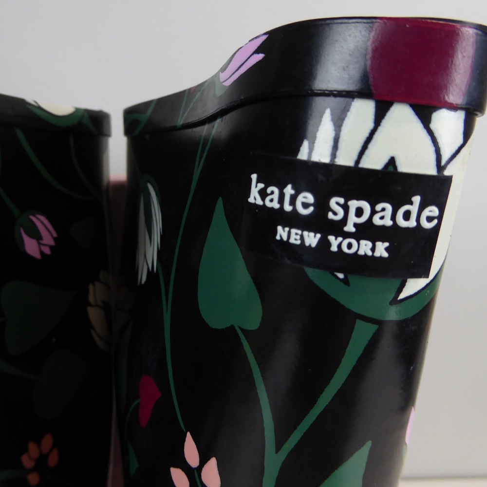 Kate Spade NY Renata Floral Waterproof Rain Boots - Picture 3 of 8